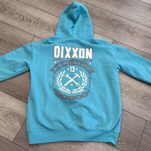 Dixxon Flannel Company Mens Large Full Zip Blue Hoodie Working Class Heroes